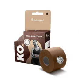 Fita Ad Kinesio Ko 5mx5cm Marrom - Delamed