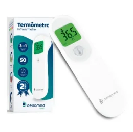 Termometro Infravermelho 3x1 Dellamed