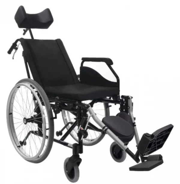 Cadeira Roda Fit Recl 44 Preta 100kg 3482