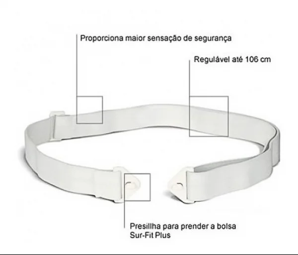 Cinto Para Bolsa Colostomia 106cm 1197894