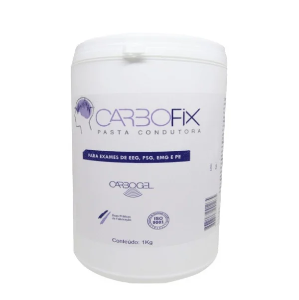 Pasta Condutora Carbofix Eeg, Psg, Emg E Pe 1kg - Carbogel