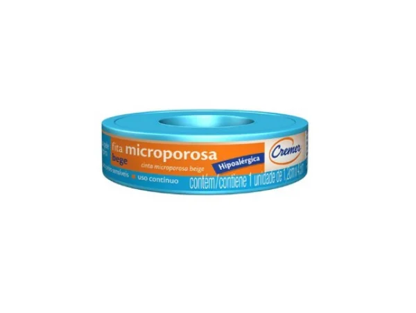 Fita Micropore Bege 1,2cmx4,5m - Cremer