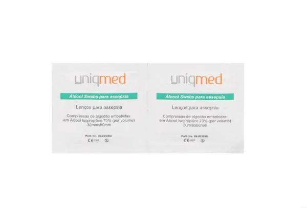Alcool Swab Sachet C/100 Unidade - Uniqmed