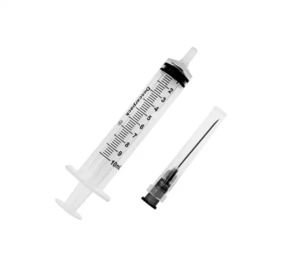 Seringa DescartÁVel 10ml Com Agulha Luer Slip - Sr