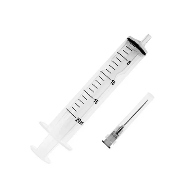 Seringa DescartÁVel 20ml Com Agulha Luer Slip - Sr