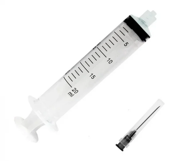 Seringa DescartÁVel 20ml Com Agulha Luer Lock - Sr