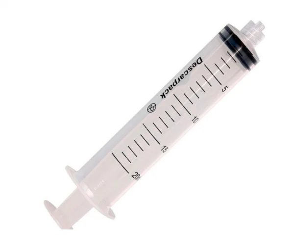 Seringa DescartÁVel 20ml Sem Agulha Luer Lock - Sr
