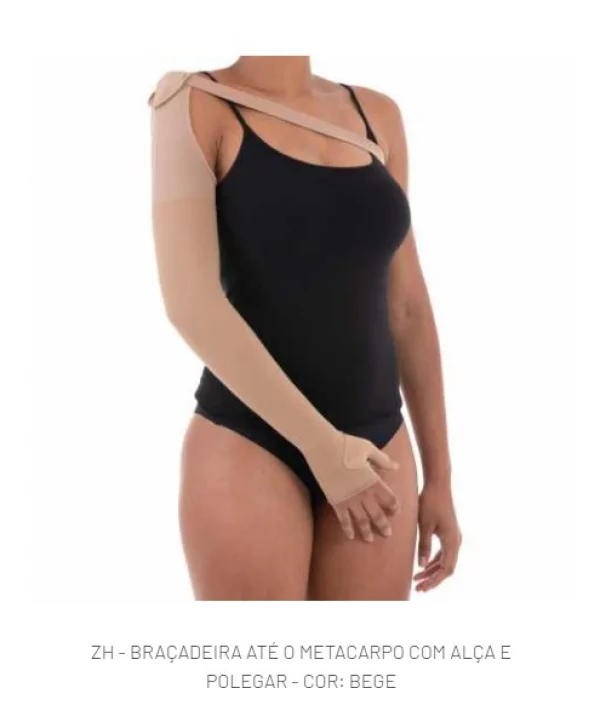 BraÇAdeira Comfcotton Md Bege 30-40zh Br72518 - Venosan
