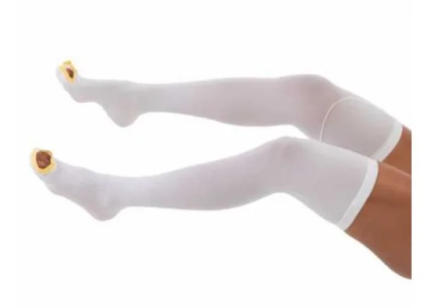 Meia De CompressÕEs Aes Agh 7/ 8 18mmhg Pequeno Branco PÉ Aberto EstÉRil - Venosan