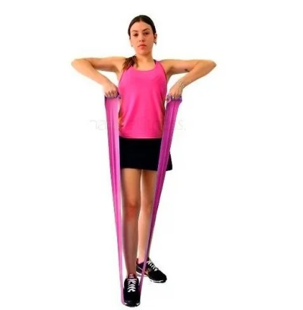 Faixa Elastica Superband Media Rosa - Supermedy