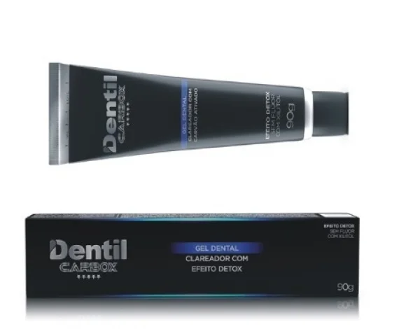 Creme Dental Carbox Com CarvÃO Ativado 90gr- Dentil