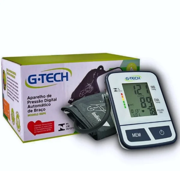 Aparelho De PressÃO Digital AutomÁTico De BraÇO Bsp11 (G-Tech)