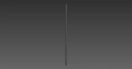 LAMINA DE CORTE BEIRA LATERAL MOD. 1100 LISA (2MM)                    