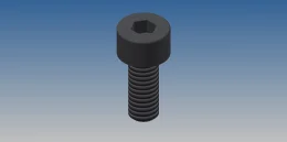 PARAFUSO ALLEN M4X10 - ZINCO PRETO - DIN 912                          