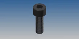 PARAFUSO ALLEN M5X15 - ZINCO PRETO - DIN 912                          