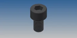 PARAFUSO ALLEN M6X10 - ZINCO PRETO - DIN 912                          