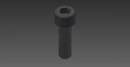 PARAFUSO ALLEN M6X20 - ZINCO PRETO - DIN 912                          