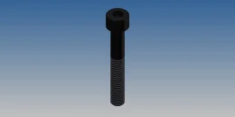 PARAFUSO ALLEN M6X40 - ZINCO PRETO - DIN 912                          