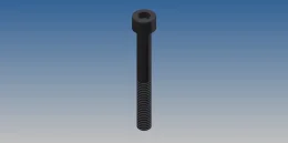 PARAFUSO ALLEN M6X50 - ZINCO PRETO - DIN 912                          