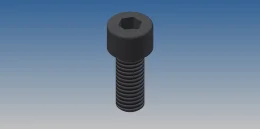 PARAFUSO ALLEN M8X20 - ZINCO PRETO - DIN 912                          