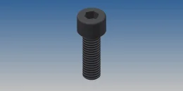 PARAFUSO ALLEN M8X25 - ZINCO PRETO - DIN 912                          