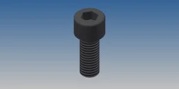 PARAFUSO ALLEN M10X25 - ZINCO PRETO - DIN 912                         