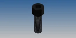 PARAFUSO ALLEN M10X30 - ZINCO PRETO - DIN 912                         