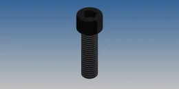 PARAFUSO ALLEN M10X35 - ZINCO PRETO - DIN 912                         