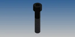 PARAFUSO ALLEN M10X50 - ZINCO PRETO - DIN 912                         