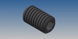 PARAFUSO ALLEN S/C M6X10 - ZINCO PRETO - DIN 913                      