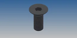 PARAFUSO ALLEN C/E M6X15 - ZINCO PRETO - DIN 7991                     