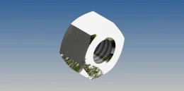 PORCA SEXTAVADA M6 - ZINC.BR. - DIN 934                               