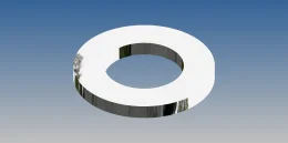 ARRUELA LISA M8 (16X1,6) - ZINC.BR.                                   