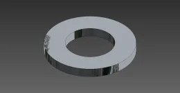 ARRUELA LISA M12 (24X2,5) - ZINC.BR.                                  