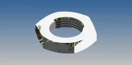 PORCA SEXTAVADA M20 X 1,5 (BAIXA) - ZINC.BR.- DIN 936                 