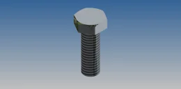 PARAFUSO SEX M5X15 GR 8.8 ZINC BR - DIN 933                           