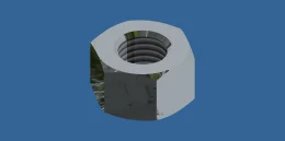 PORCA SEXTAVADA M8 X 1.0 - ZINC.BR. - DIN 934                         