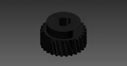 ENGRENAGEM MOTORA (MODULO = 2; NUM. DE DENTES =  28)                  