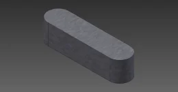 CHAVETA (5X5X20 - ABNT TIPO B)                                        