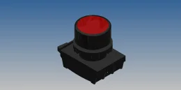 BOTAO FACEADO VERMELHO BF1 / W-10410270                               