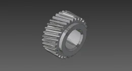 ENGRENAGEM MOTORA HELICOIDAL ROLO INFERIOR (A ESQUERDA)               