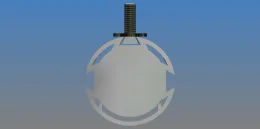 BARRA ANTIEST. HOT BTH-HP32 COMP.1192MM - CABO 3MT                    