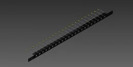 TUBOS DO PENTE DE AR INFERIOR 1100                                    