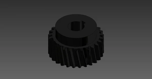 ENGRENAGEM MOTORA (MODULO = 2; NUM. DE DENTES =  28)                  