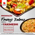 Frango Xadrez 900g com Yakimeshi