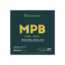 ENCORDOAMENTO VIOLO NILON CRISTAL OURO GIANNINI