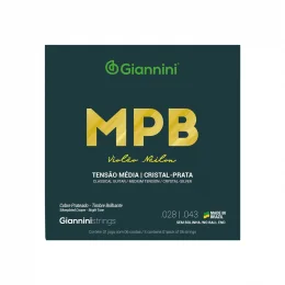 ENCORDOAMENTO VIOLO NILON CRISTAL/PRATA GIANNINI