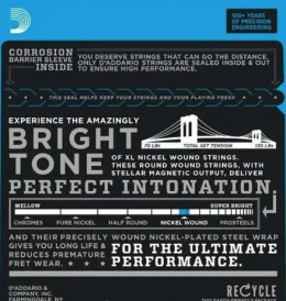 ENCORDOAMENTO GUITARRA EXL115-B PL011 DADDARIO