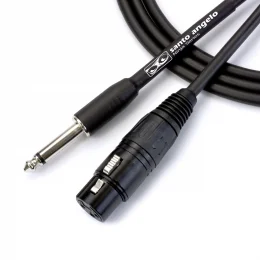 CABO MICROFONE P10 X XLR 4,57M 0,20MM NINJA SANTO ANGELO