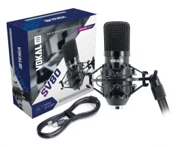 MICROFONE P PARA GRAVAO SV80U USB VOKAL